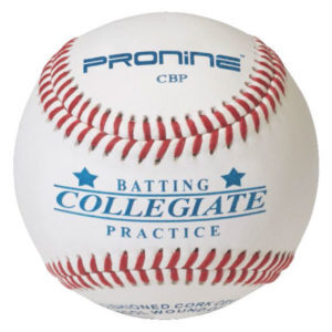 Pronine Collegiate Practice Baseballs-“CBP” (sold by case – 10 dozen)