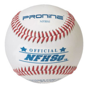 Pronine Official NFHS Approved Durable Game Baseballs – “NFHS1” (sold by case -10 dozen)