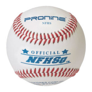 Pronine Official NFHS Approved Game Baseballs – “NFHS” (sold by case – 10 dozen)
