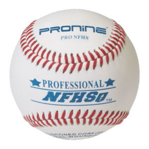 Pronine Official NFHS Approved NOCSAE Standard professional baseballs – “PRO NFHS” (sold by case – 10 dozen)