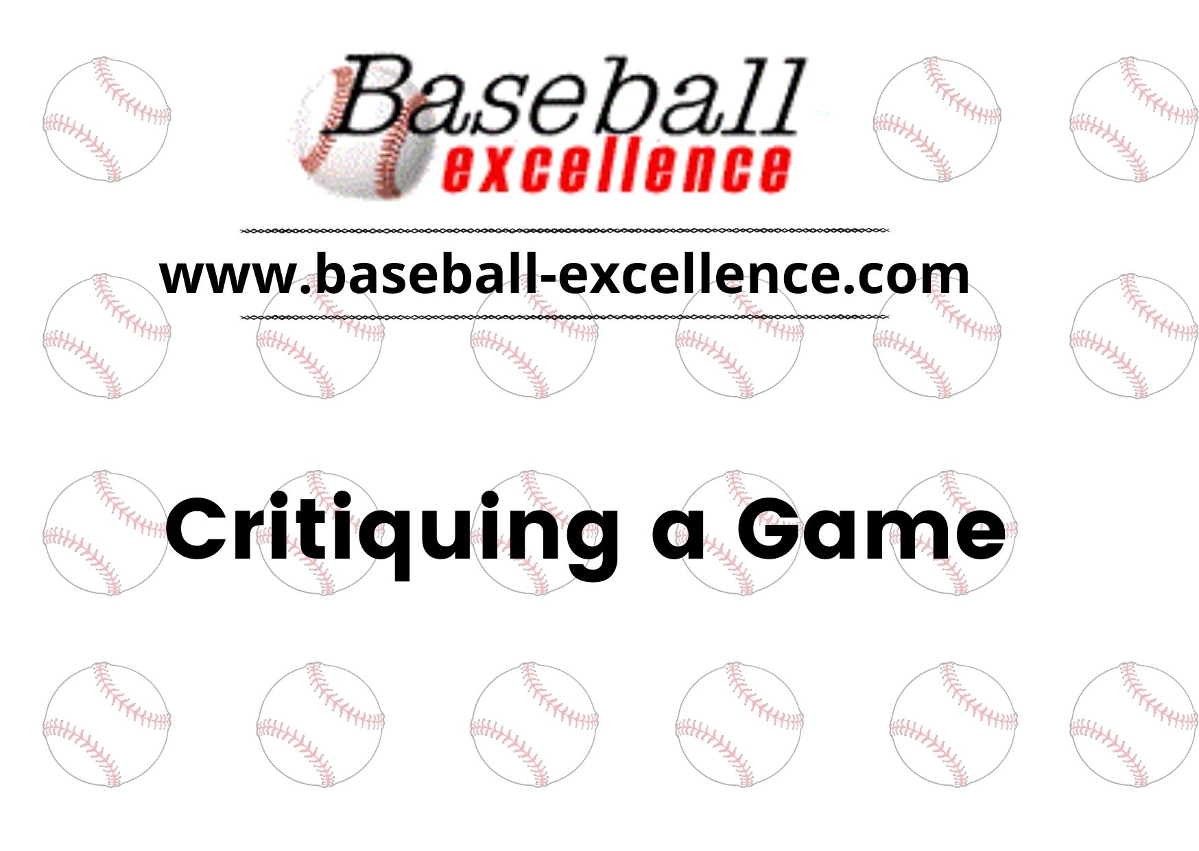 Read more about the article Critiquing a Game