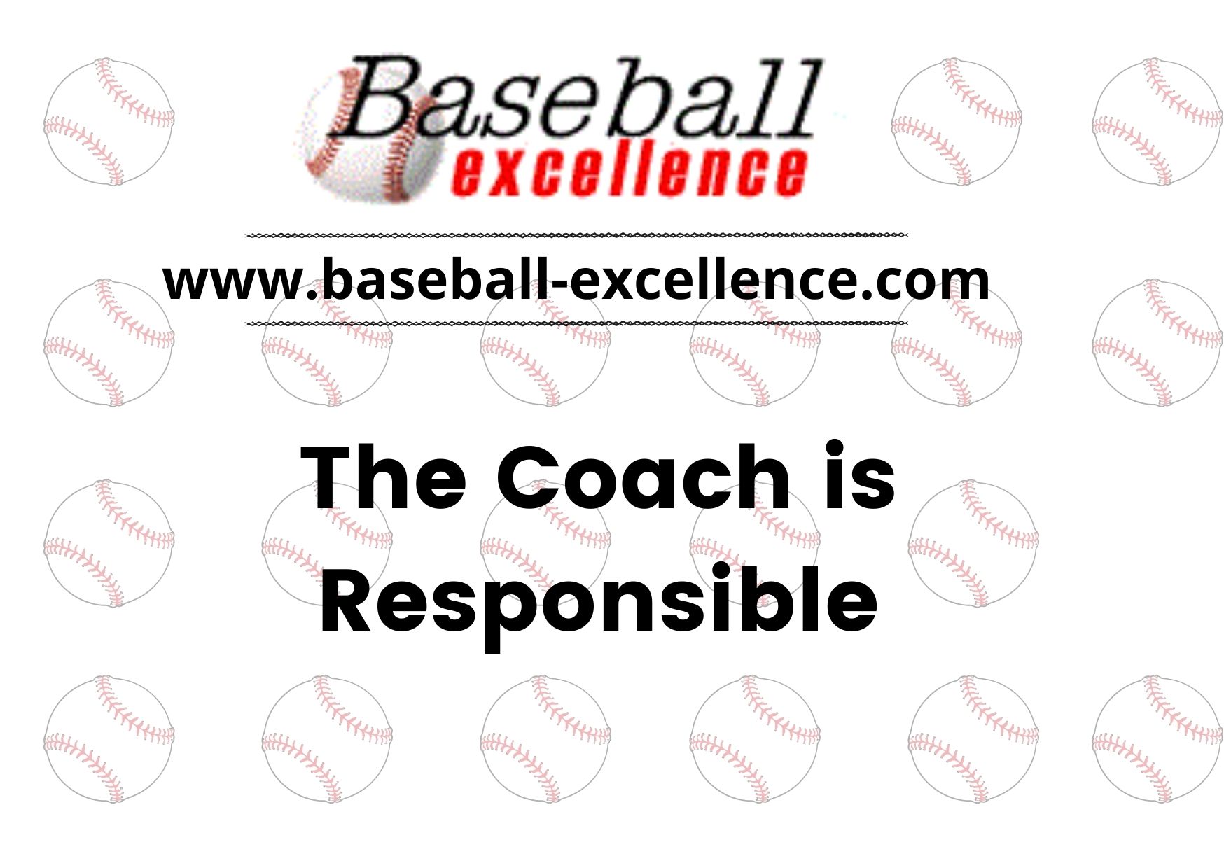 Read more about the article The Coach is Responsible