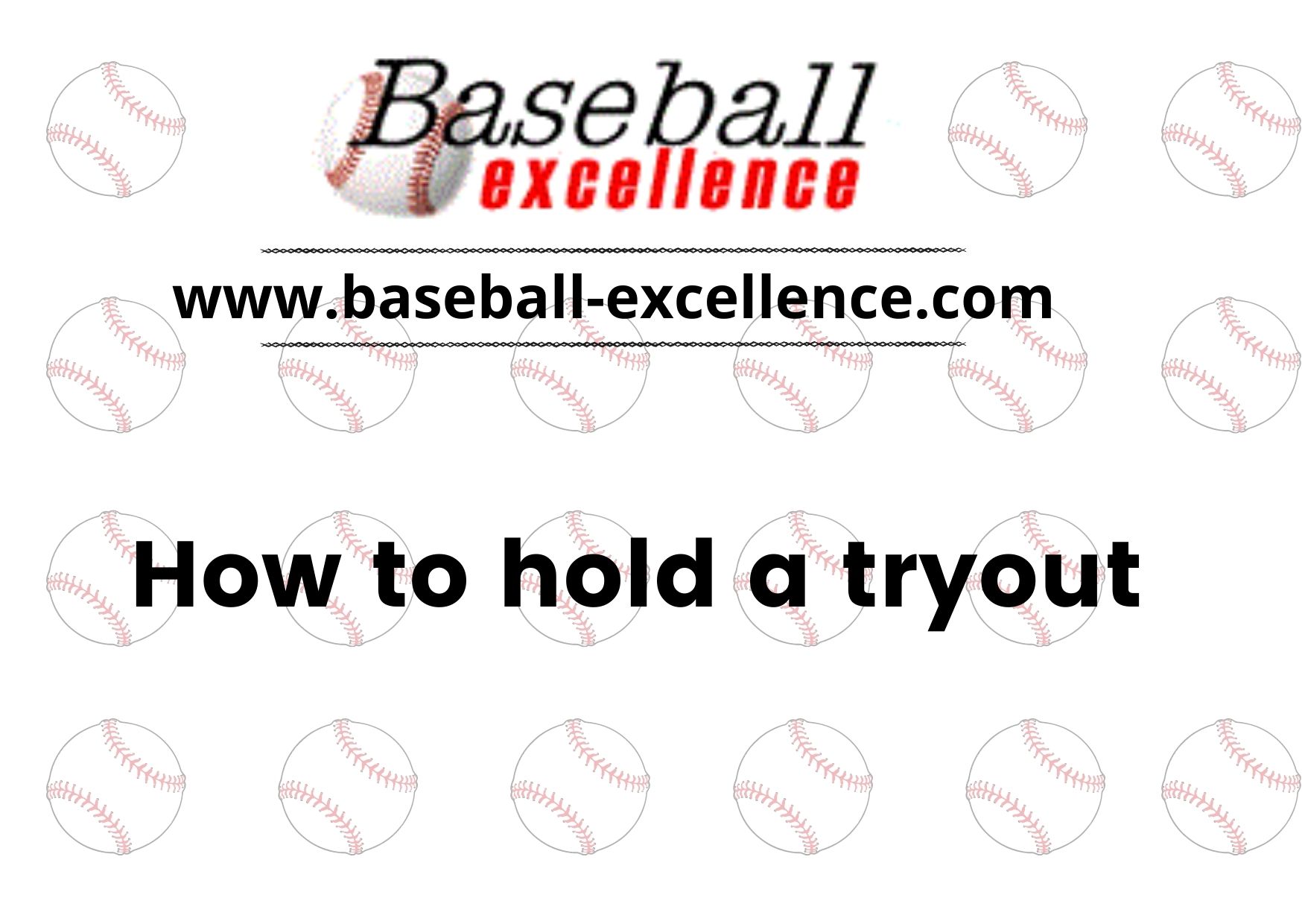 Read more about the article How to Hold a Tryout