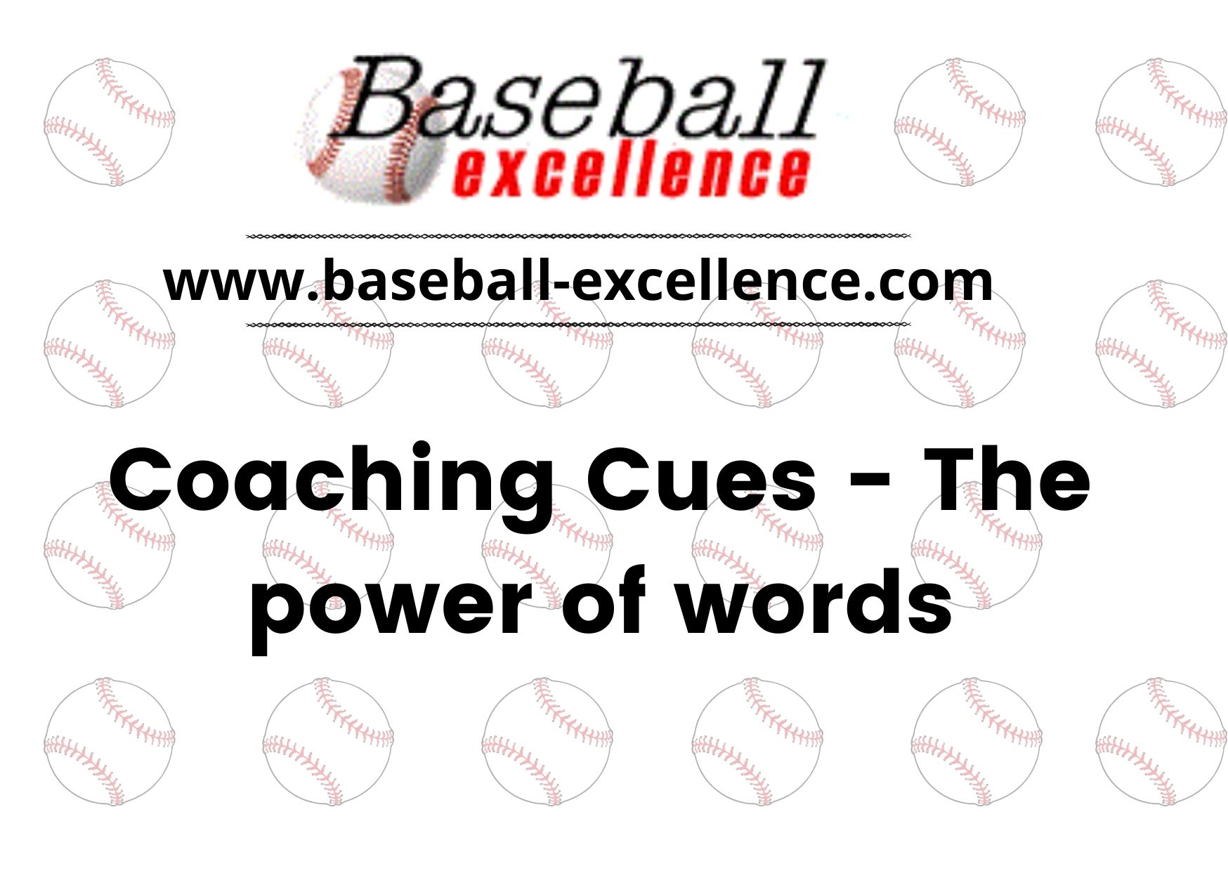 You are currently viewing Coaching Cues – The Power of Words