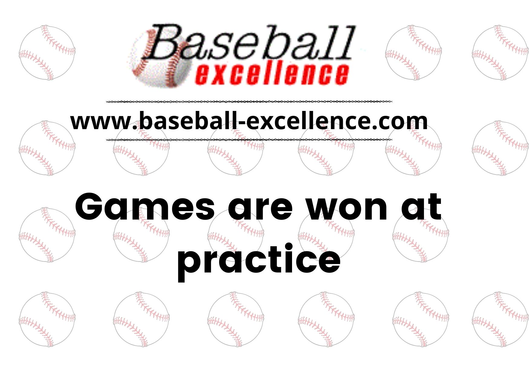 Read more about the article Games are Won at Practice