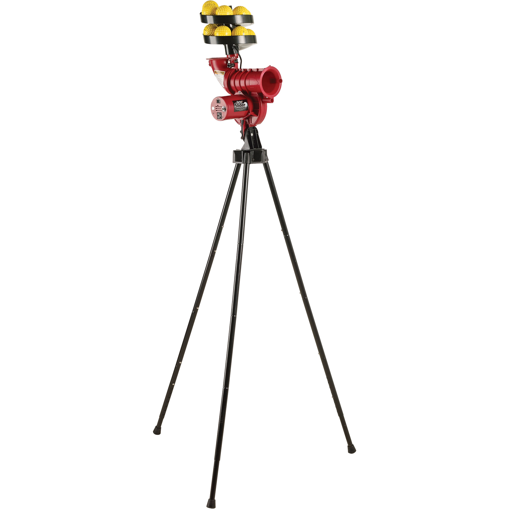 Heater Sports Base Hit Real & Lite Baseball Pitching Machine – 45 Mph – Indoor/Outdoor – BH199