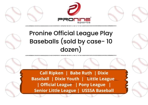Pronine Official League Play Baseballs