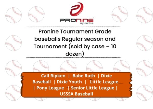 pronine tournament grade baseballs